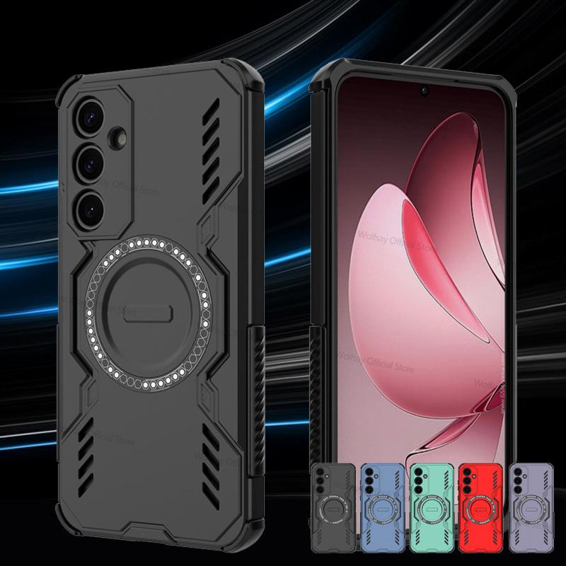 Magnetic Cover For Samsung Galaxy A35 5G Case Samsung Galaxy A15 A25 A35 A55 5G Cover Funda Magsafe Wireless Charge Cover