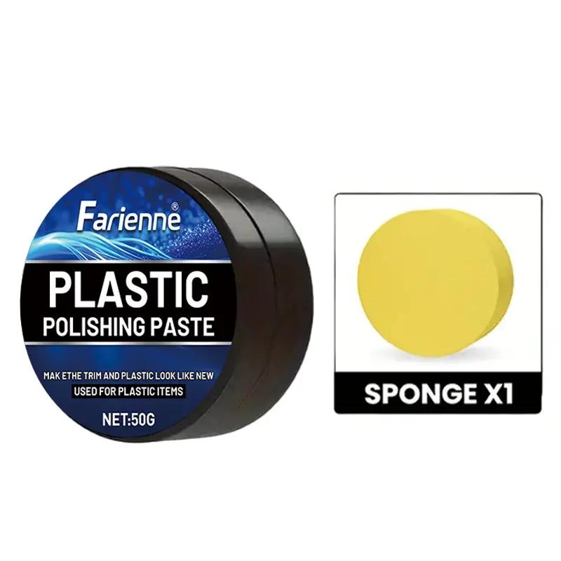 

Крем для интерьера автомобиля глянцевый черный - Покрытие из АБС-пластика и воск для приборной панели, Паста для обновления и поддержания, Восстанавливает блеск и защищает