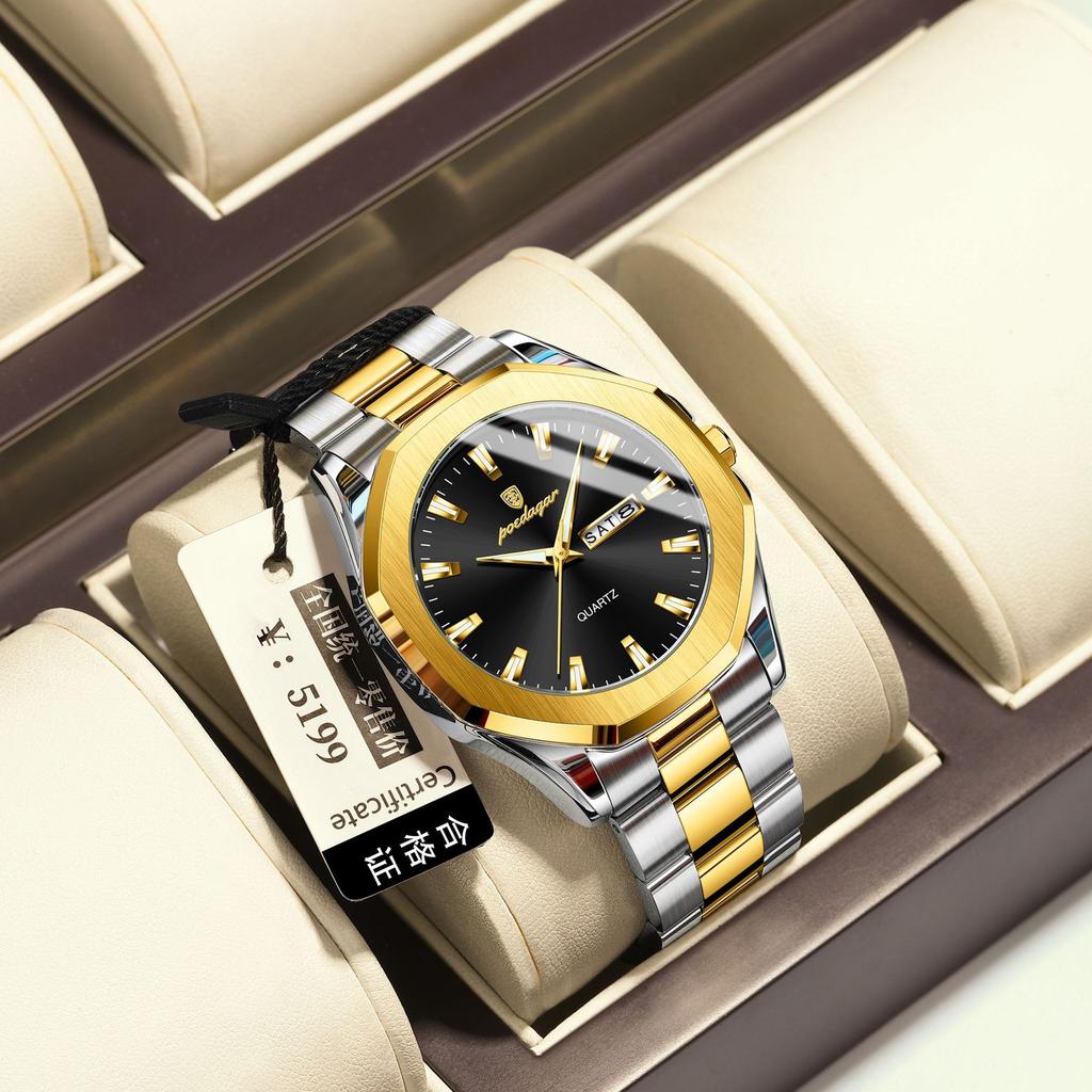Fashion Men'S Watch Waterproof Business Quartz Watch