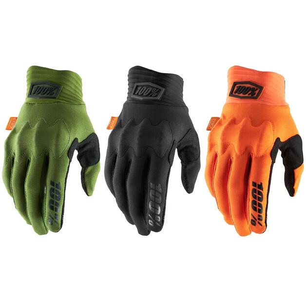 Fahrradhandschuhe 100% Cognito Long (orange)