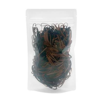 She's Line TPU Rubber Bands 500pcs, Black and Brown, 1 Pack