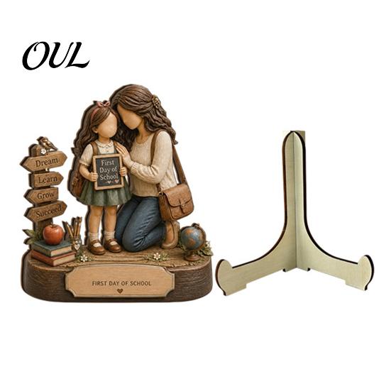 Fine Craftsmanship Decorative Items Wooden Reading Desktop Ornaments for Home Office Decor, Minimalist Figurine, Fashionable Small Creative Art Craft