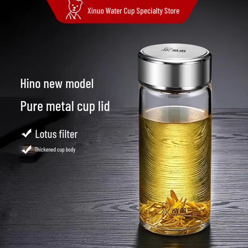 Heenoor XN-6308 Borosilicate Glass Tea Infuser Cup