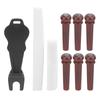 Gitarrenbrückenstift-Zieher aus Cocobolo-Holz, Zubehör für Saiteninstrumente, ErsatzMX0230D