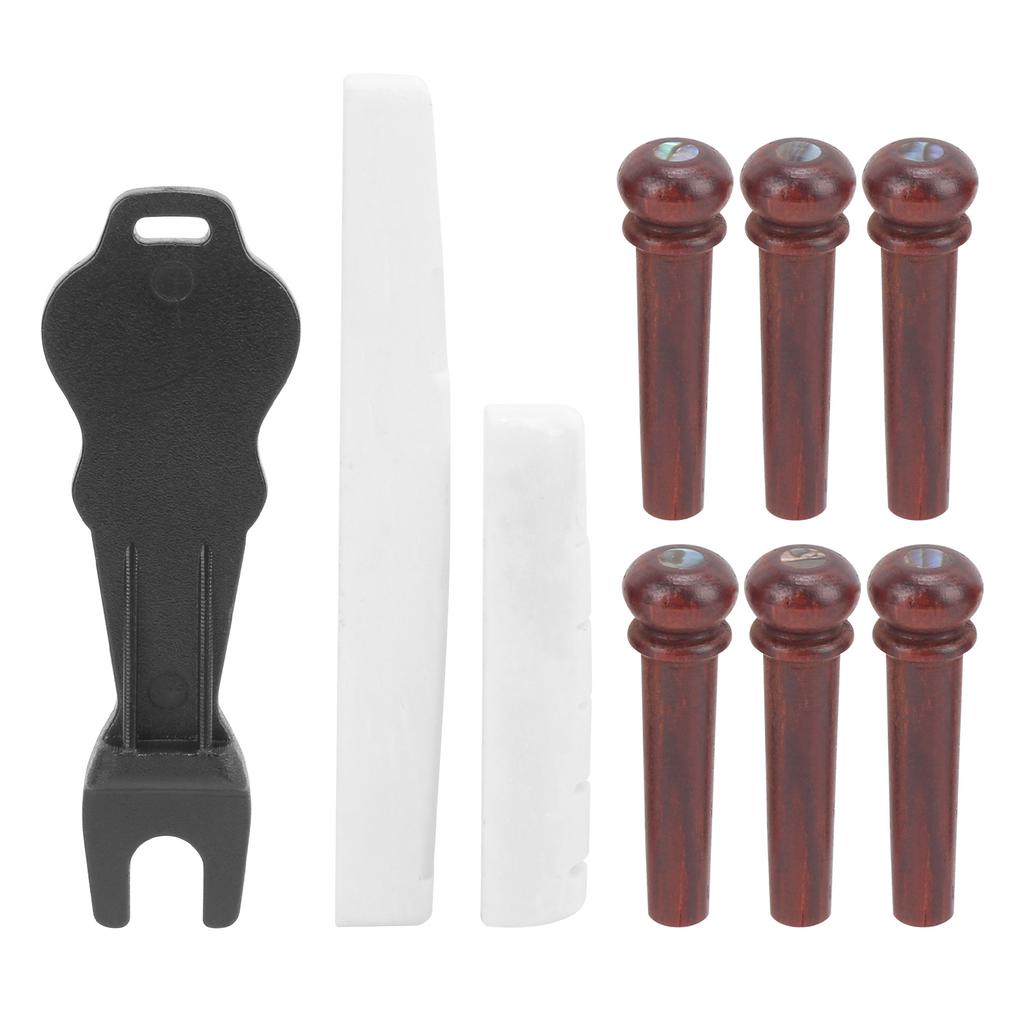 Gitarrenbrückenstift-Zieher aus Cocobolo-Holz, Zubehör für Saiteninstrumente, ErsatzMX0230D
