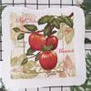 1Pc Small 20x20cm Square Cotton Terry Printed Towel European American Pastoral Flowers Absorbent Kitchen Dishcloth