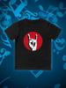 Round Neck Printed Pattern Pullover Short Sleeve Kids Tops Rock Sign