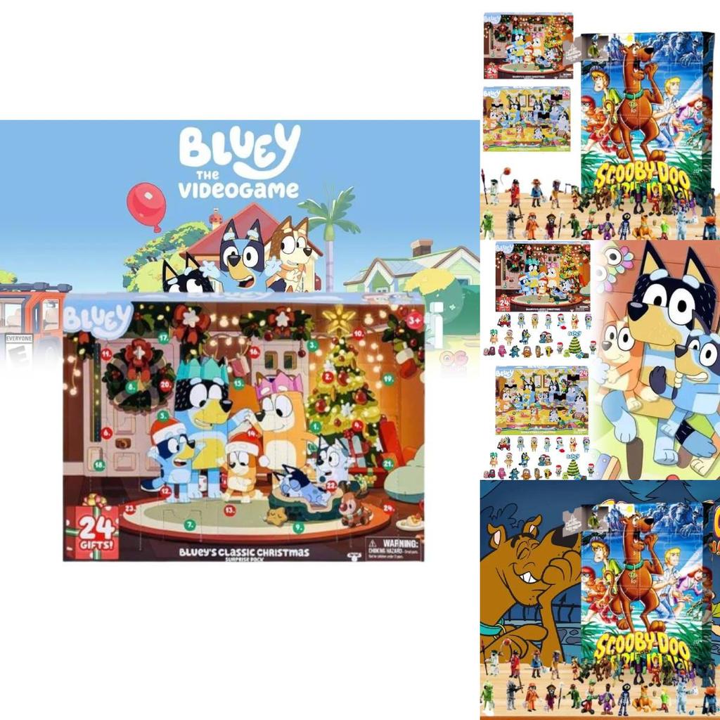 2024 Christmas Themed Blind Box Advent Calendar Fun Pvc Toy Set For All Ages