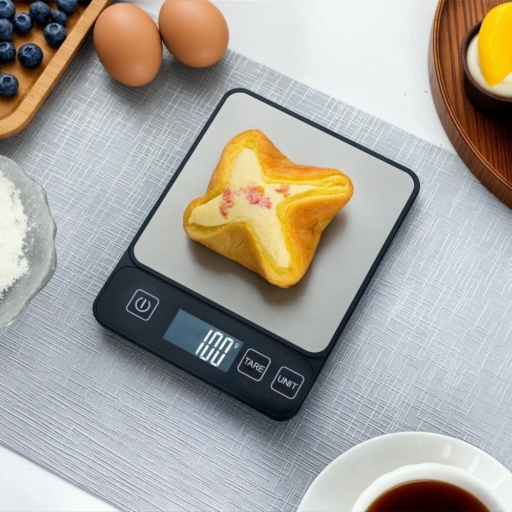 Stainless Steel Electronic Scale High Precision Digital Kitchen Scale LCD Digital Scale  Cooking