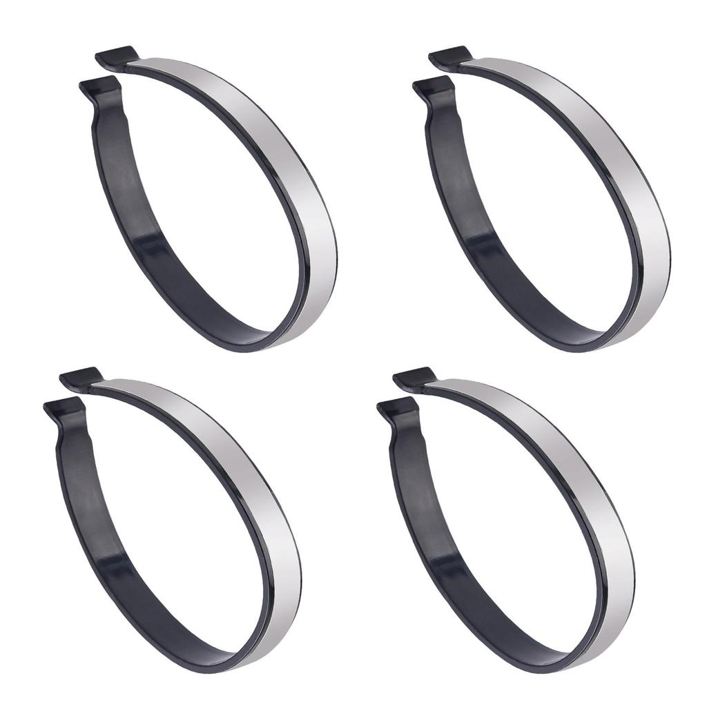 4pcs Reflective Bicycles Wide Pant Clip Sports Running Waist Ankle Belt Cycling Accessories