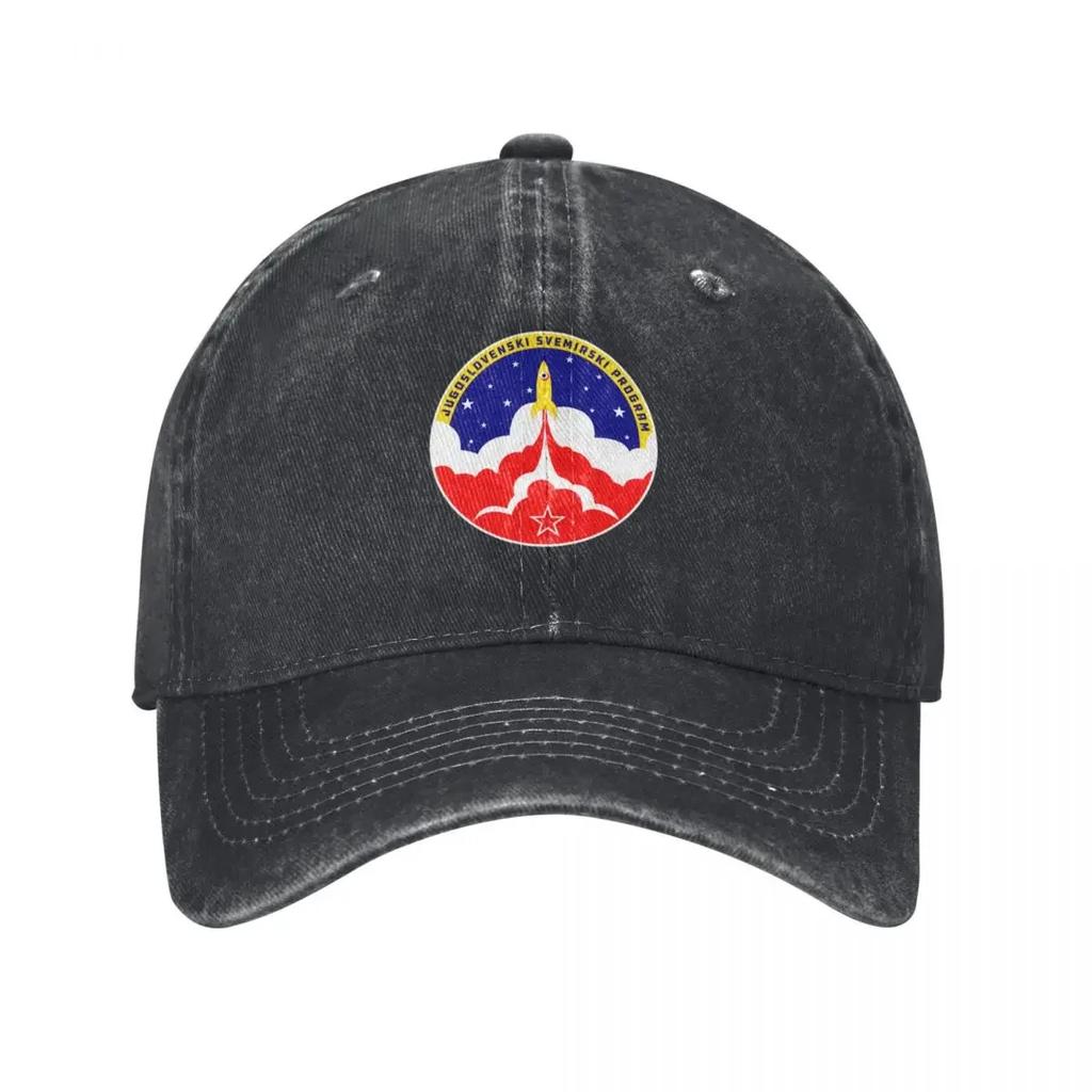 Jugoslovenski Svemirski Program Yugoslav Space Race Baseball Cap Unisex hat birthday Thermal Visor Unisexs Tennis Womens