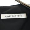 FOXEY NEW YORK made in Japan No sleeve one piece 38 Navy Women Used