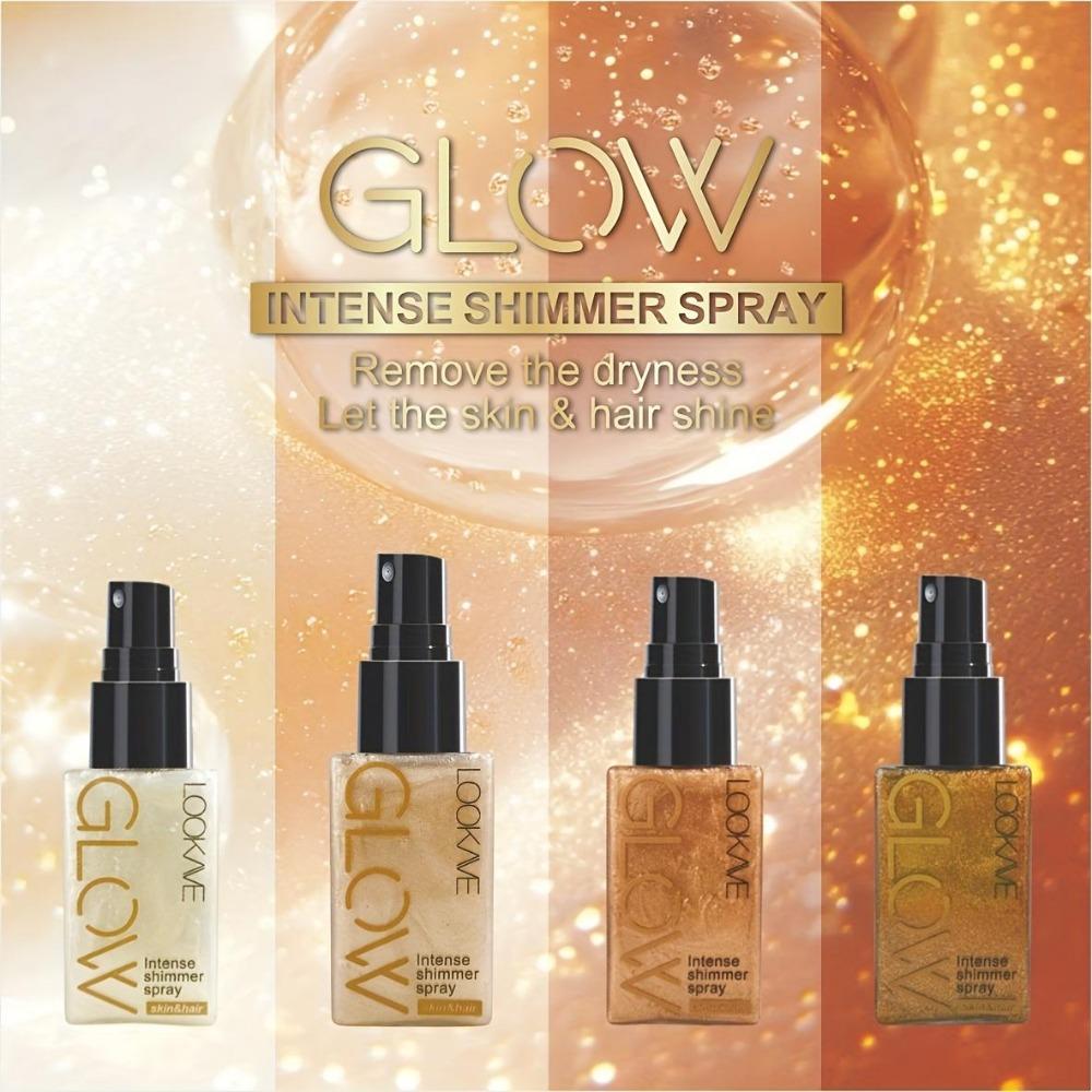 Liquid Highlighter Spray & Face Illuminator Lotion for Radiant Glow and Sculpting Makeup