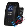 12v/24v Blue Led Light 5 Pin On Off SPST Rocker Switch 7 Pin On Off On ARB Carling Style Car Boat Waterproof Pump Push Switch