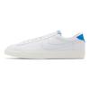 Nike Tennis Classic AC Synthetic Leather Non-Slip Shock Absorption Low-Top Sneakers Men Sneakers White Blue 377812-116
