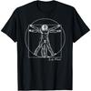 Vintage Vitruvian Man By Leonardo Da Vinci Famous Artist T-Shirt