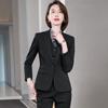 Unisex Stretch Single-Button Business Suit Set