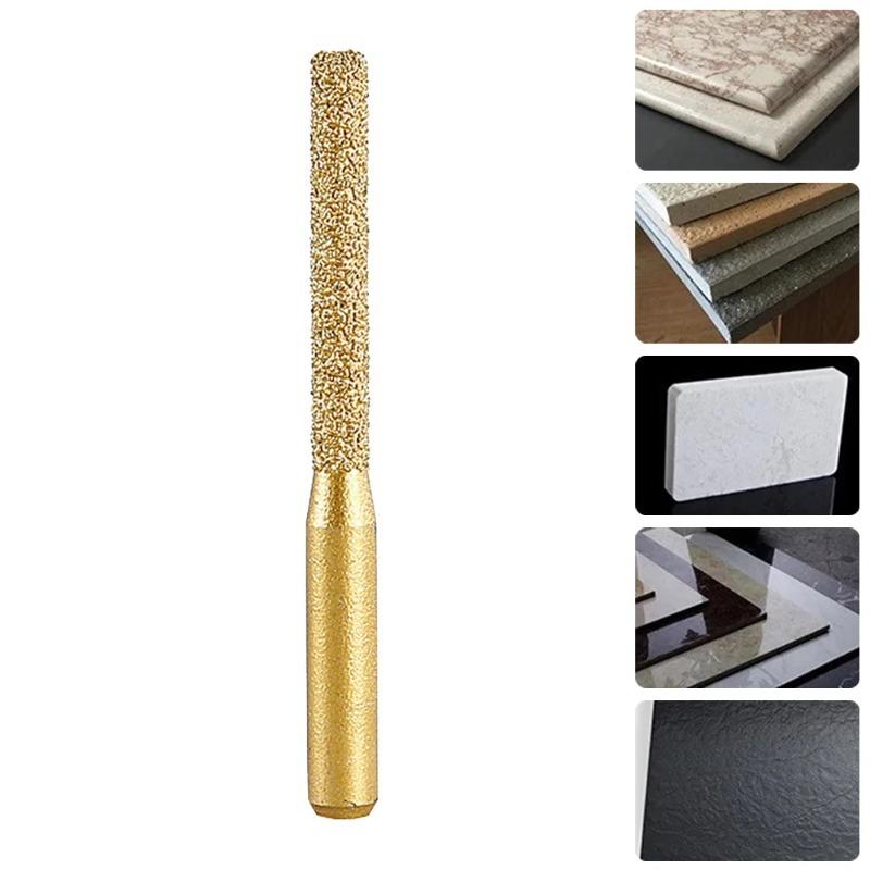 2pcs Brazed Diamond Router Bit Straight Shank Engraving Machine Tool Marble Granite Diamond Brazed Router Bits