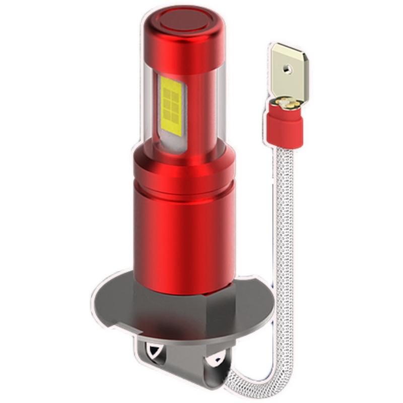 

Pdtoweb 2X H1 H3 Светодиодные фары Противотуманные фары 6000k Белый автомобильный дневной ходовой фонарь