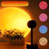 1Pc Smart  Remote Control Sunset Light Sunset Ambient Light Internet Celebrity Live Broadcast Background Sunset Light Sunset Rainbow Projection Light