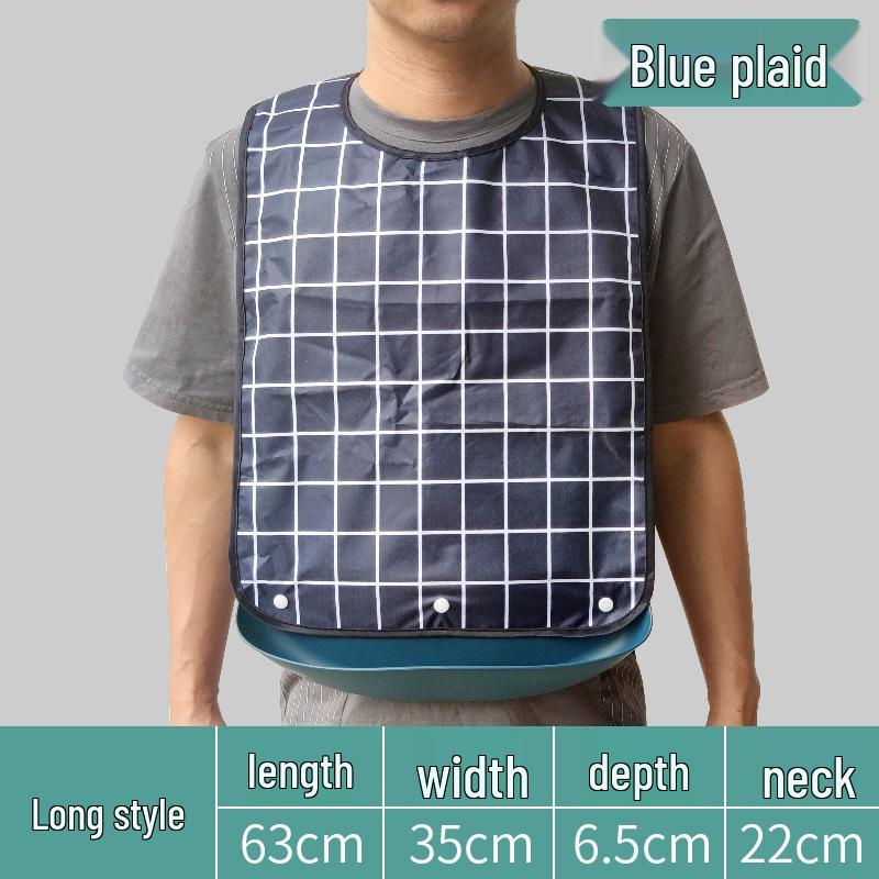 Waterproof Adult Feeding Bib for Elderly - Large Size Saliva Apron