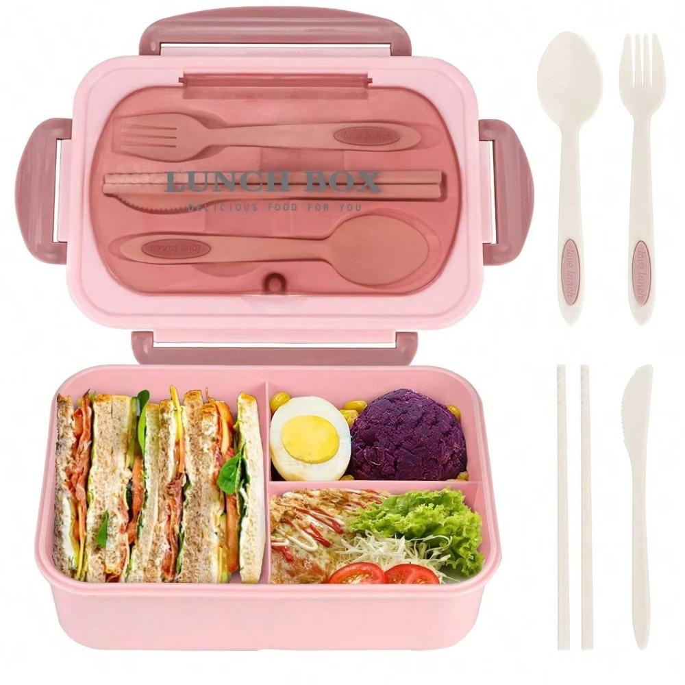 1200ML Bento Box Leakproof Lunch Containers Portable Food Storage Container  Students