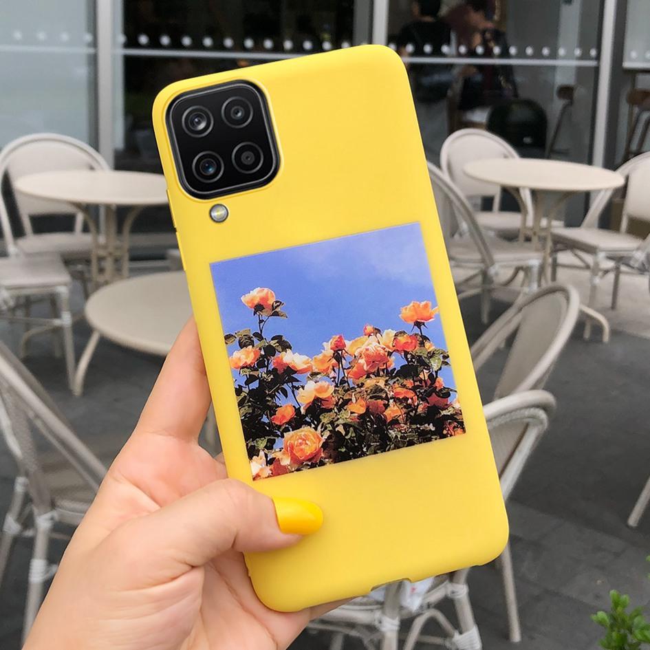 For Samsung Galaxy A12 Case Samsung A42 5G Lovely Heart Cover Back Fundas For Samsung A 12 SM-A125F SM-A426B A 42 5G Phone Cases