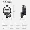 Godox S3 Bracket Bowens Mount Compatible S2 Upgrade Lightweight Compact Flash Holder Compatible with Godox TT685 S-Type AD200ProII, AD200Pro,