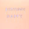 Birthday Happy Candle Alphabet English Cake Decoration Happy Birthdany Gold Rich Party Baking Supplies Birthday Candles New 2025