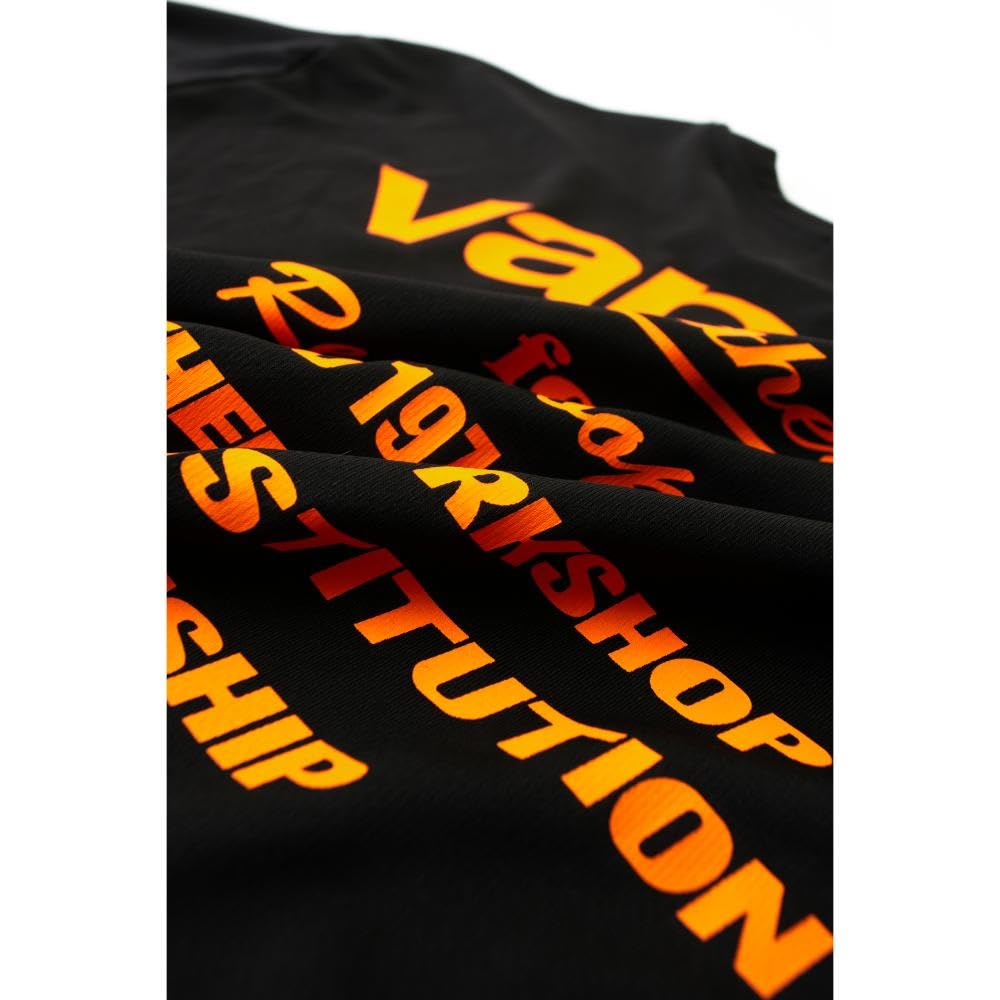 Vanson VSE25806S Men's Moisture-Wicking, Quick-Drying Mesh T-Shirt (XL, Black/Yellow)