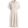 Brooks Brothers Women's Striped Waist-Cinching Dress