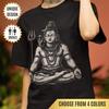 Shiva Shirt, Hindu God Shirt, Spiritual Top Gift for Her, Yoga Shirt, Meditation Tee, Vintage Shiva, Boho Tee, Indian God Shirt Unisex