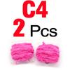MNFT 2 Cards Woolly Bugger Tinsel Chenille - Hareline Fly Tying Material