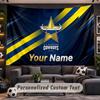 Wall Hanging Tapestry Custom NameNorth Queensland Cowboys Pattern Personalized Printed Fabric Wall Decor
