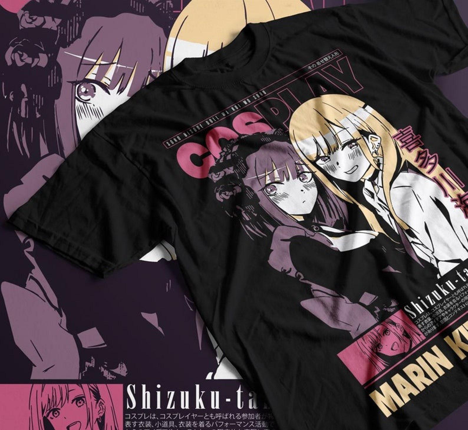 Unisex My Cosplay Darling Anime T-Shirt, Sailor Manga Waifu Graphic Tee Shirt M