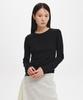 GENERALIDEA Round Neck Long Sleeve T-Shirt [Black] / Gf3Lts504