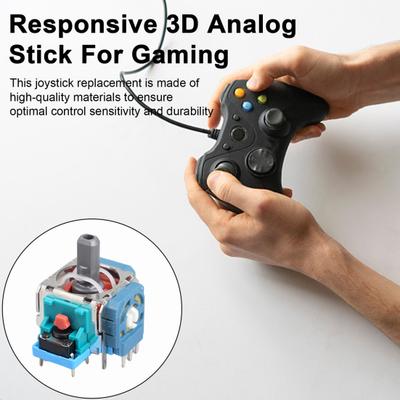 2Pcs Thumbsticks Wireless Controller Joystick Replacement Parts Precise Control Enhanced Control Sensitivity Analog 3D Joysticks for PS5