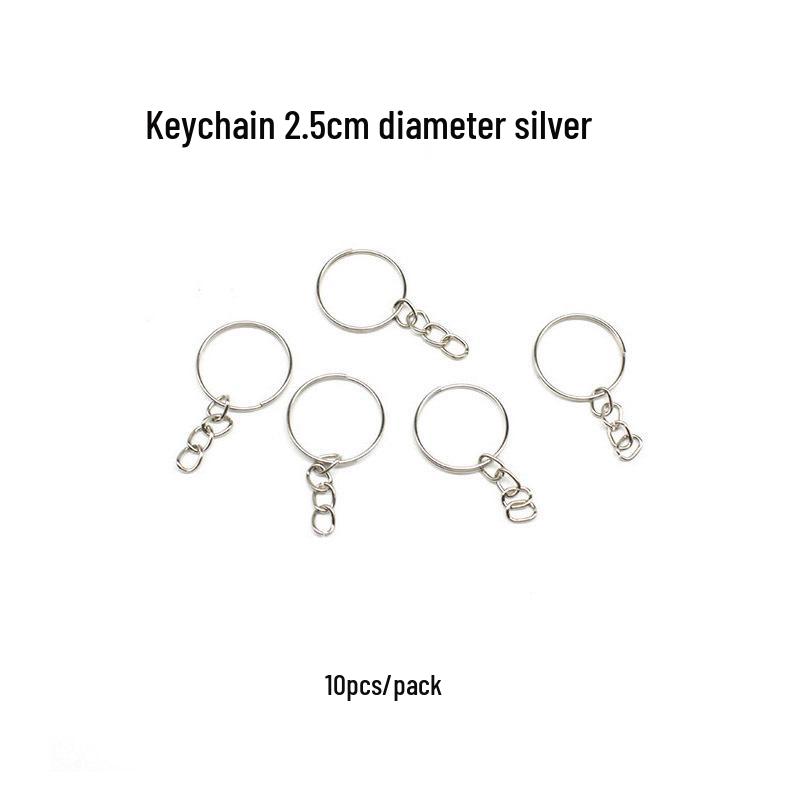 Crystal Resin Heat Shrink Sheets for DIY Jewelry and Silver Keychain Making