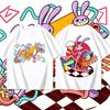 Retro Cartoon Jax Rabbit Print Women TShirt The Amazing Digital Circus Funny Graphic Tee Harajuku Style Summer Men Casual Tops