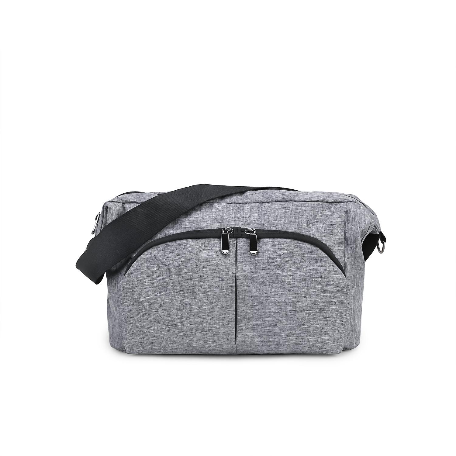 

Сумка-тоут для мамы на одно плечо с портативной сумкой для детской коляски, в комплекте пара крючков, многофункциональная для путешествий мамы и ребенка One size fits all серый