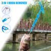 Fishing Knot Tool - 3-in-1 Extractor, Hook Remover, and Loop Tying Device - Quick & Easy to Use - Random Colors