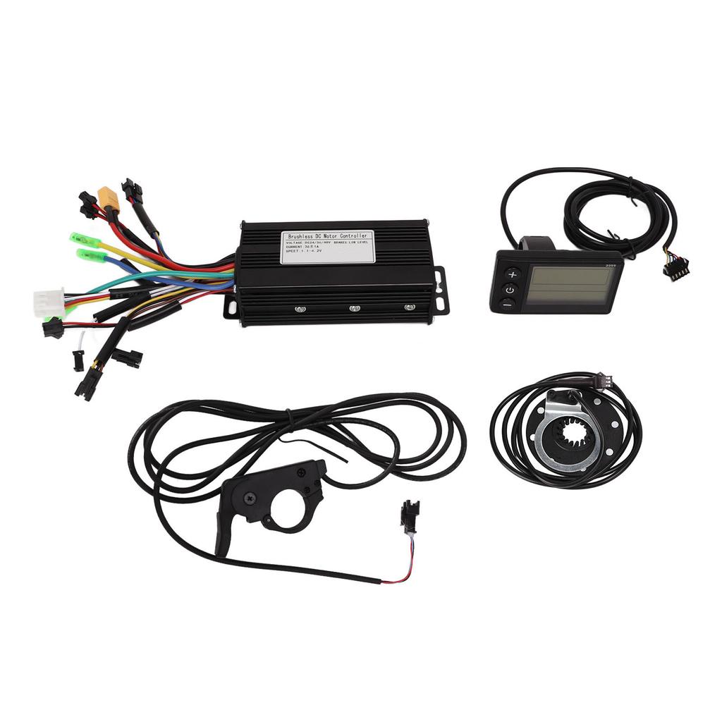 Electric Bike Conversion Kit 3 Modes Sine Wave 9 Tube Controller 8 Magnetic Power Assist Sensor Kit 24V 36V 48V