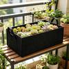Rectangular Plant Grow Bag With Handles Non Woven Fabric Pot for Home Gardening