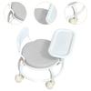 Kids Chair Baby Dining Seat with Swivel Casters Removable Dining Tray Soft Comfortable Stable Household Ergonomic Child Chair