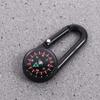 Snap Hook Plastic Survival Kit Quick-Hook Compass Camping Compass Hiking Compass Mini Compass