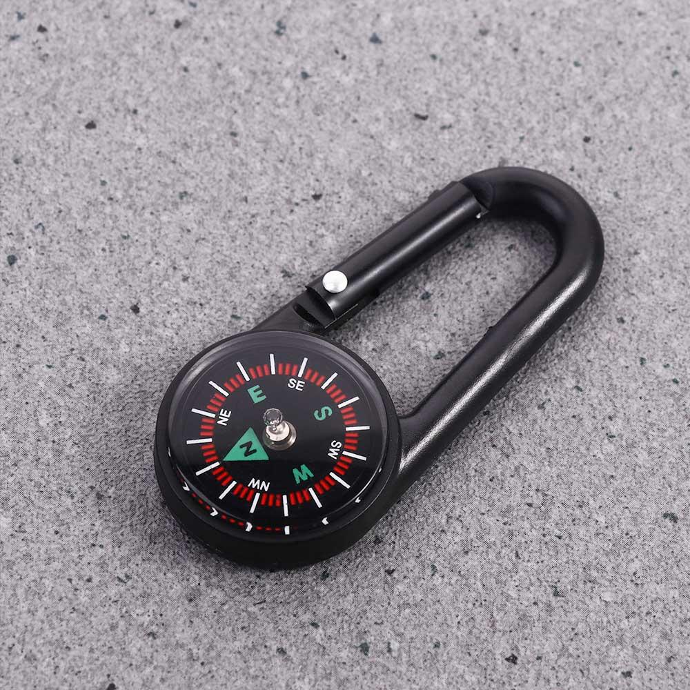 Snap Hook Plastic Survival Kit Quick-Hook Compass Camping Compass Hiking Compass Mini Compass