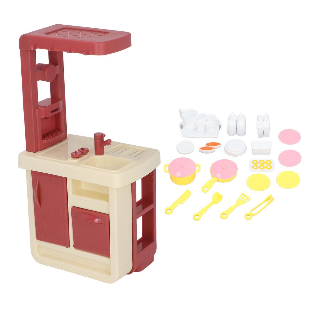 43Pcs Kitchen Toys Imitated Chef Kitchen Toys Educational Kitchen Pretend Cooking Toys Playset for H
