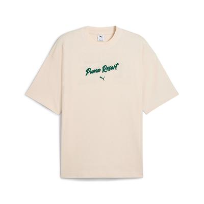 Puma Tricou la Modă Confortabil Versatil Mânecă Scurtă Topuri Unisex Off-White 632934-87