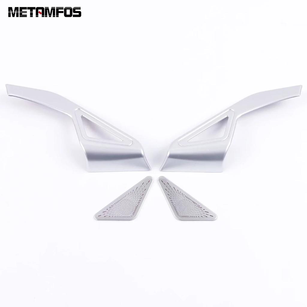 For Honda Civic 11th - 2024 2025 Carbon Fiber Front Window A Pillar Stereo Speaker Audio Speaker Cover Trim Accessories