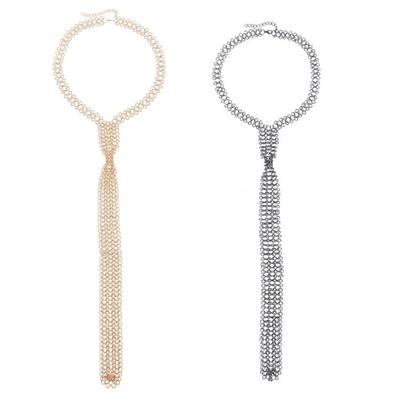 Exaggerated Choker Necklace Party Tie for Women Teens Punk Theme Neckwear for Casual Outing Special Occasion Neckpiece